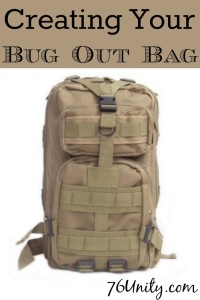 Creating Your Bug Out Bag