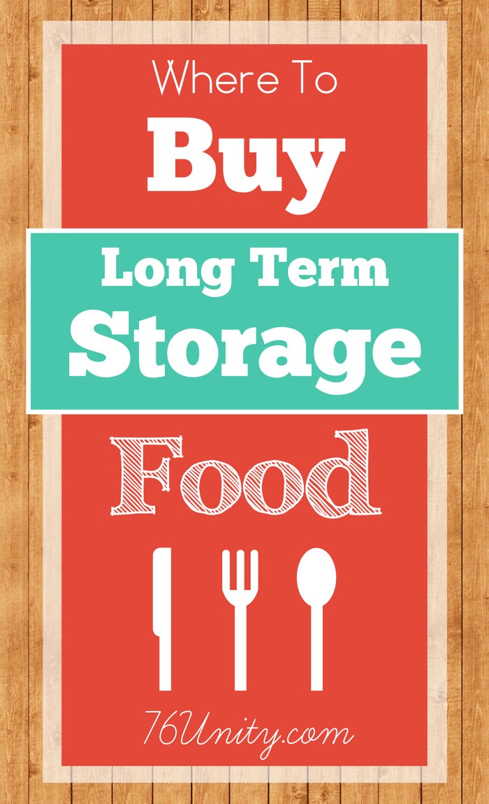 Where To Buy Long Term Storage Food